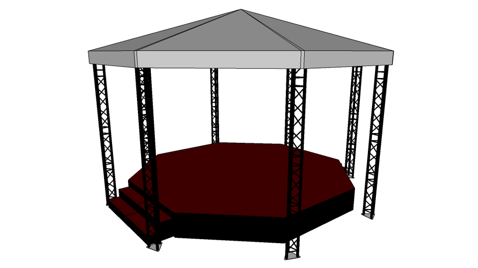 Bandstand Hire 1 - 7.5m x 7.5m
