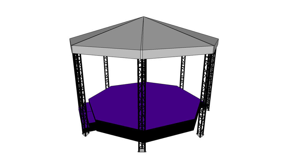 Bandstand Hire 1 with carpet