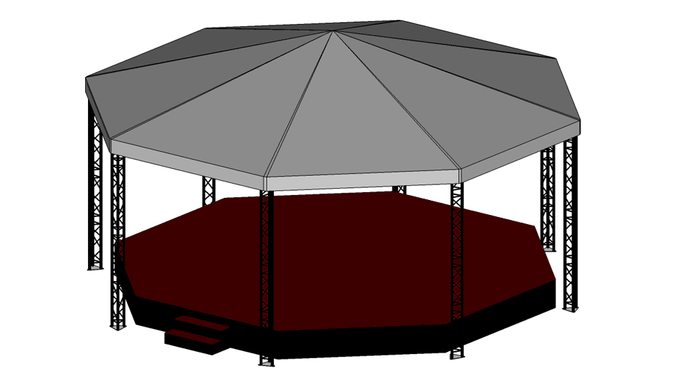 Bandstand Hire 2 - 10m x 10m