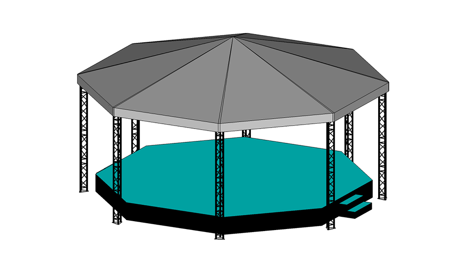 Bandstand Hire 2 with carpet
